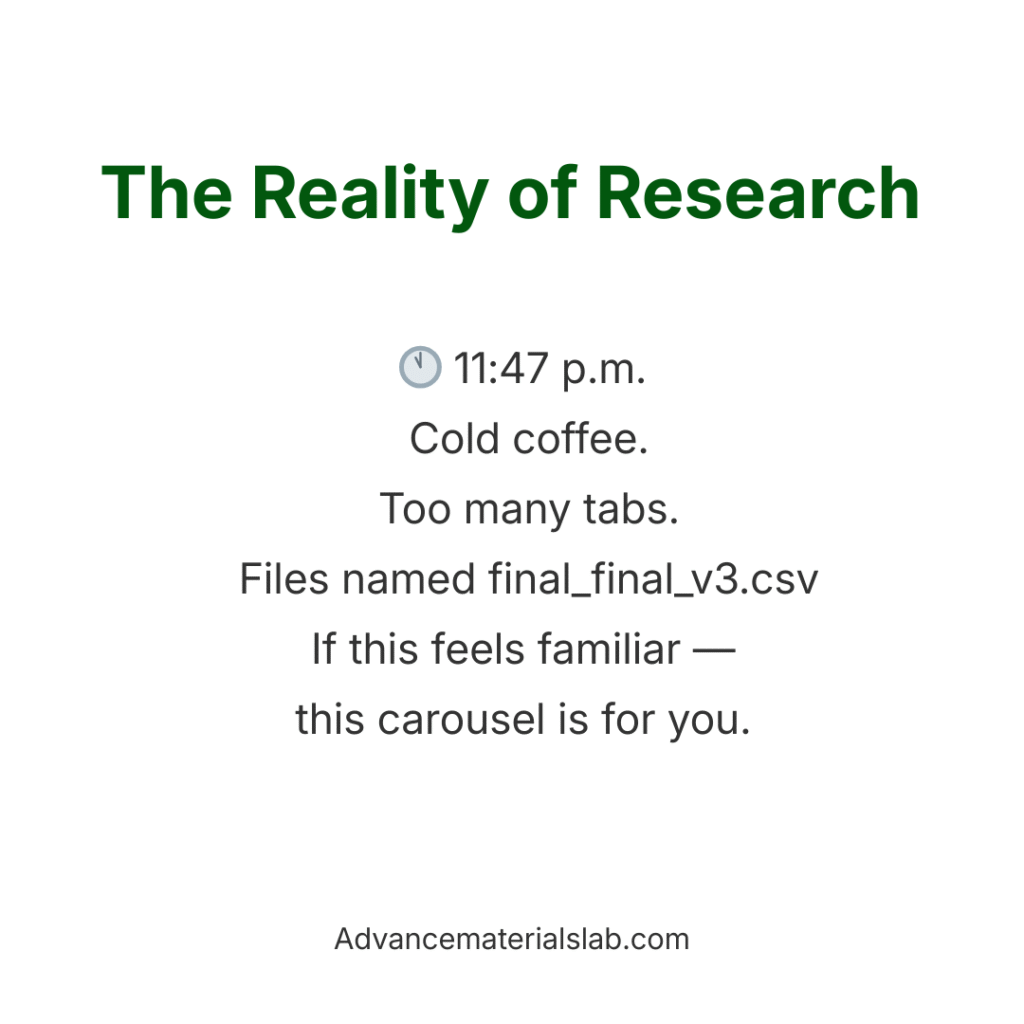 the reality of research