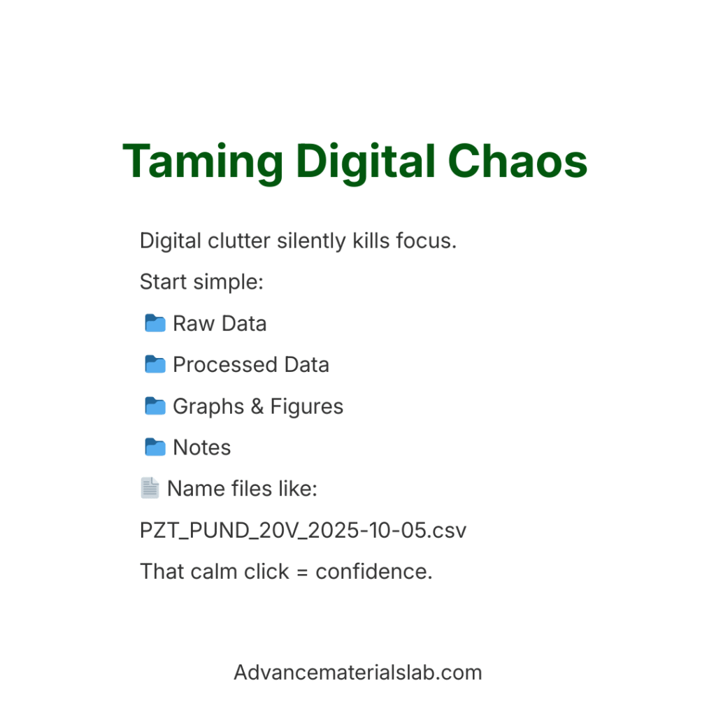 taming digital chaos